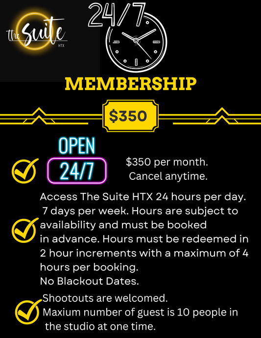 The Suite HTX 24/7 Membership