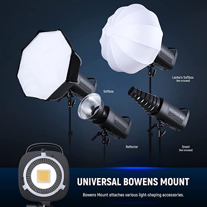 Neewer 20'' × 28'' 2-Pack 2.4GHz LED Softbox Lighting with Color