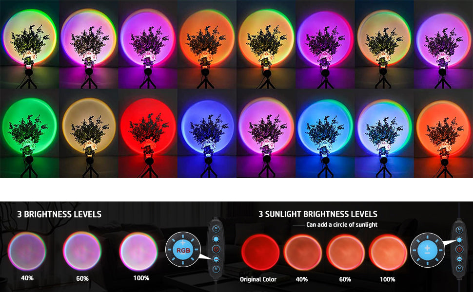 360° Sunset Projector